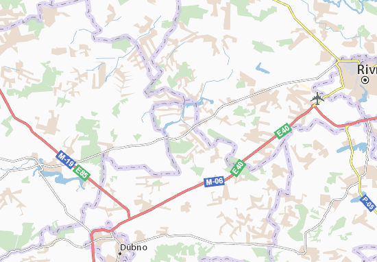 Karte Stadtplan Satyiv