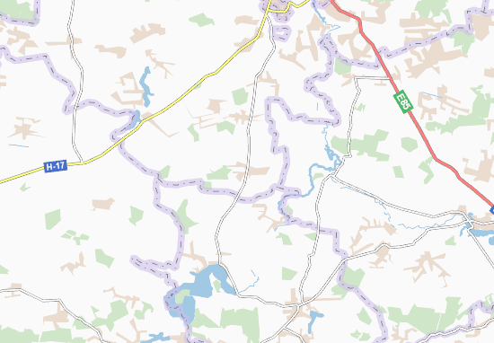 Karte Stadtplan Radomyshl&#x27;
