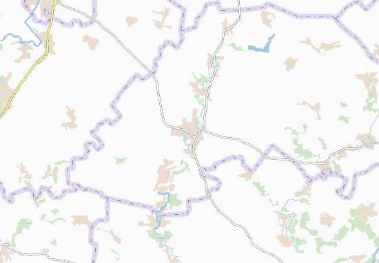Karte Stadtplan Lypova Dolyna