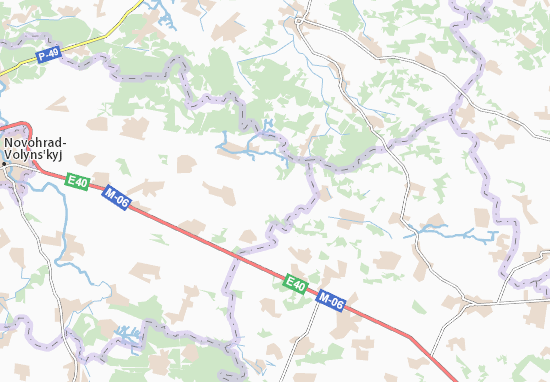 Karte Stadtplan Poliyanivka
