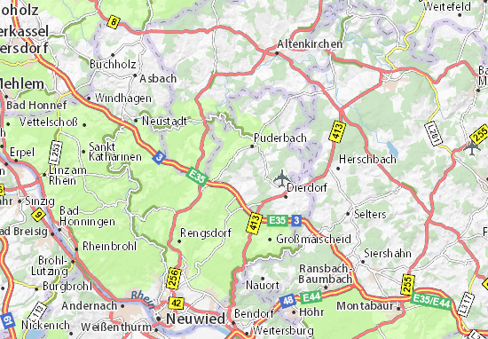 Karte Stadtplan Harschbach
