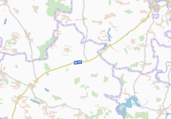 Karte Stadtplan Shklyn&#x27;
