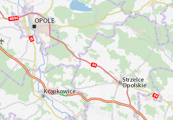 Karte Stadtplan Izbicko