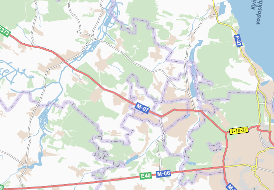 Karte Stadtplan Myrots&#x27;ke