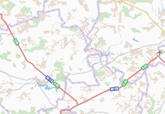 Karte Stadtplan Peremylivka