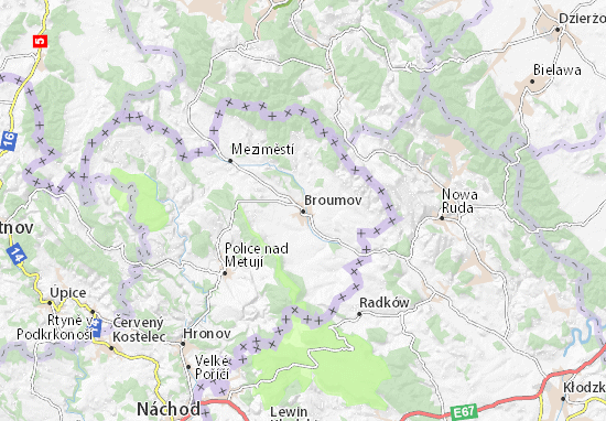 Broumov Map