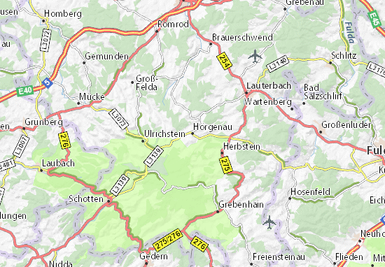 Hörgenau Map