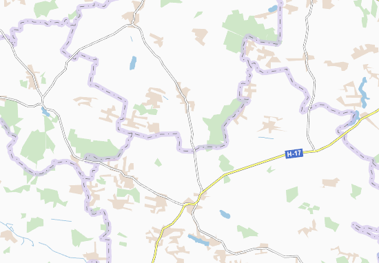 Mapa Kolpytiv