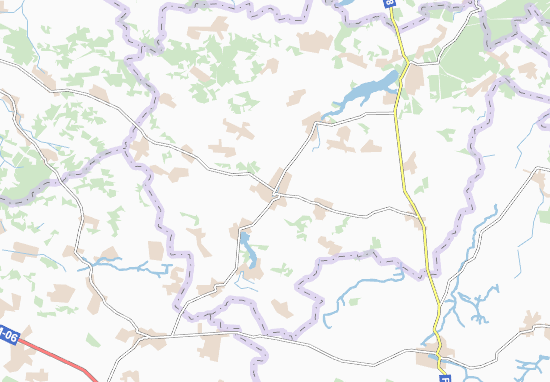 Karte Stadtplan Volodars&#x27;k-Volyns&#x27;kyi