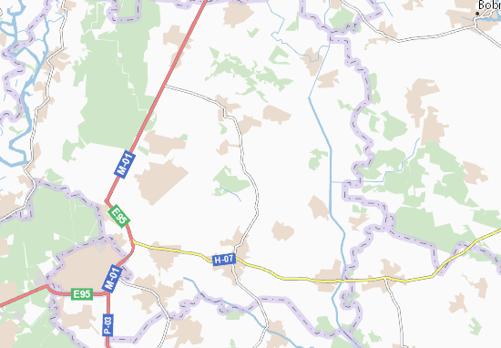 Mapa Zherdova