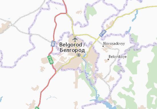 Mapa Belgorod