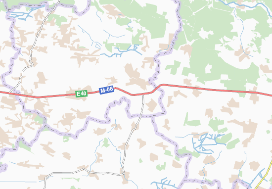 Mapa Zhadkivka