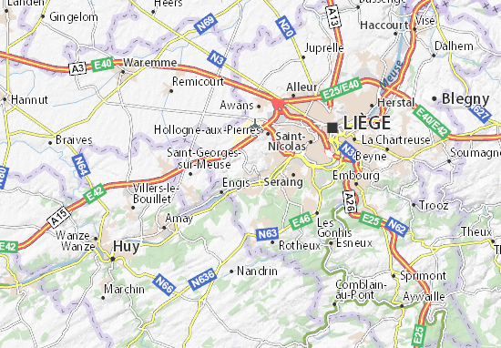 Flémalle-Haute Map