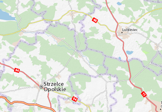 Karte Stadtplan Zawadzkie