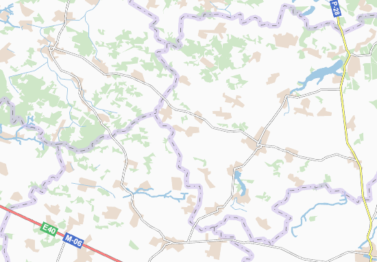 Karte Stadtplan Zubrynka