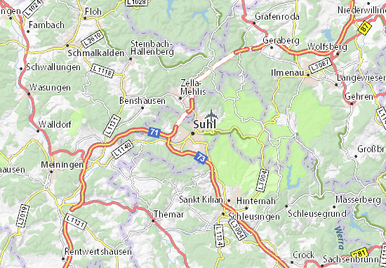 Suhl Map