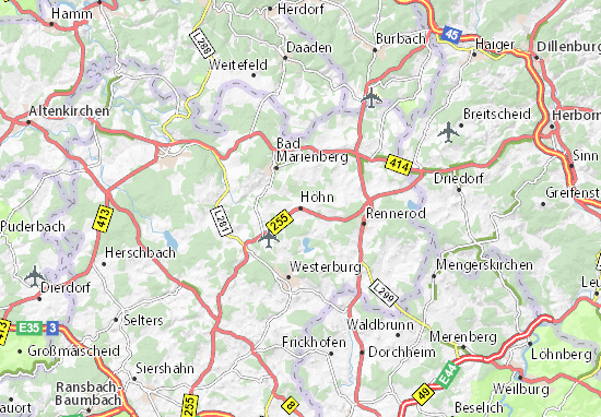 Höhn Map