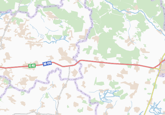 Kaart Plattegrond Povchyne