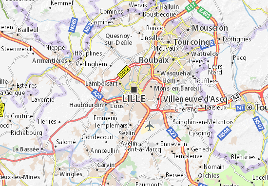 lille carte france