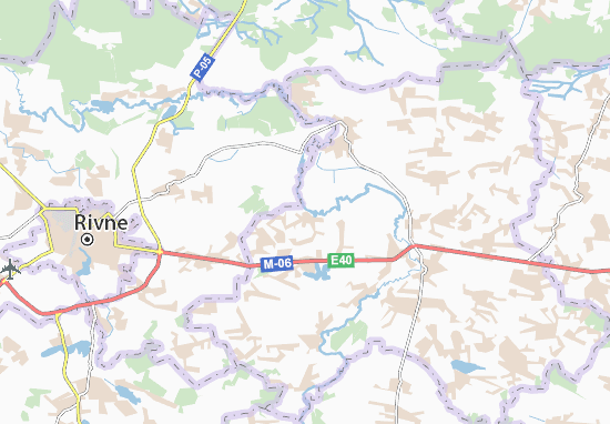 Karte Stadtplan Ryasnyky