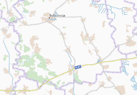 Shchasnivka Map
