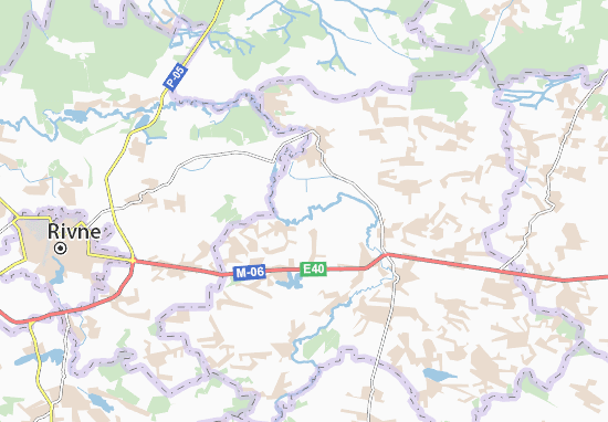 Karte Stadtplan Drozdiv