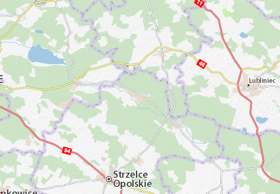 Karte Stadtplan Kolonowskie