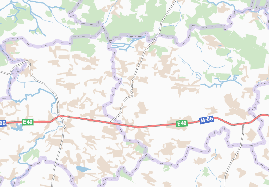 Karte Stadtplan Velyki Mezhyrichi