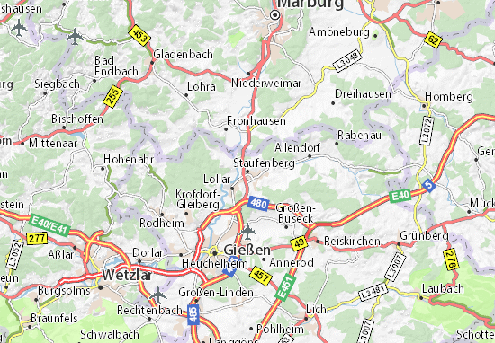 Staufenberg Map