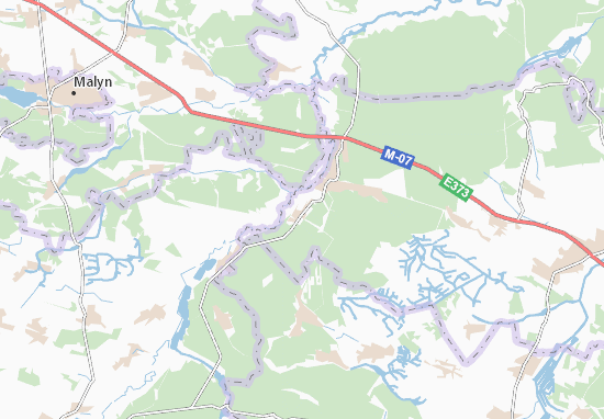 Karte Stadtplan Myhalky