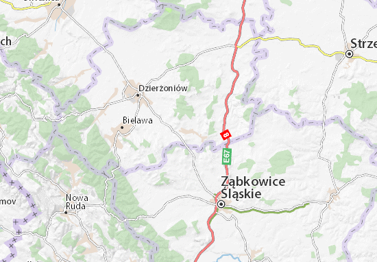 Piława Górna Map