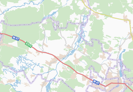 Karte Stadtplan Nove Zalissya