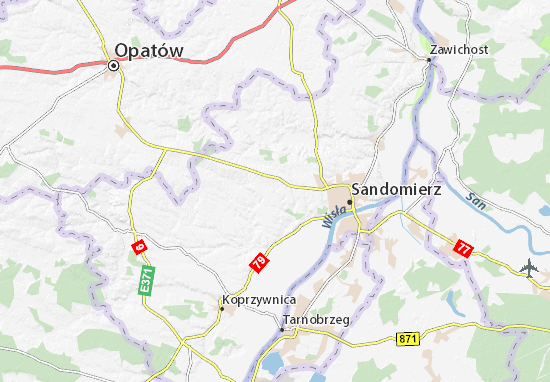 Kaart Plattegrond Obrazów