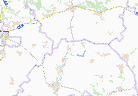 Karte Stadtplan Kymlychka