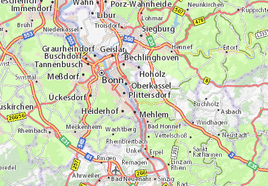 Oberdollendorf Map