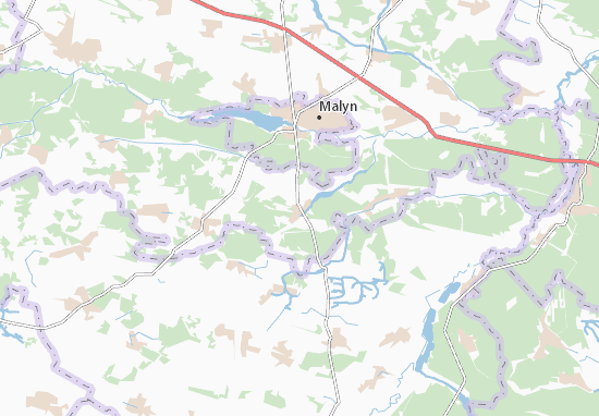 Karte Stadtplan Vorsivka