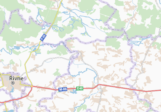 Karte Stadtplan Tuchyn