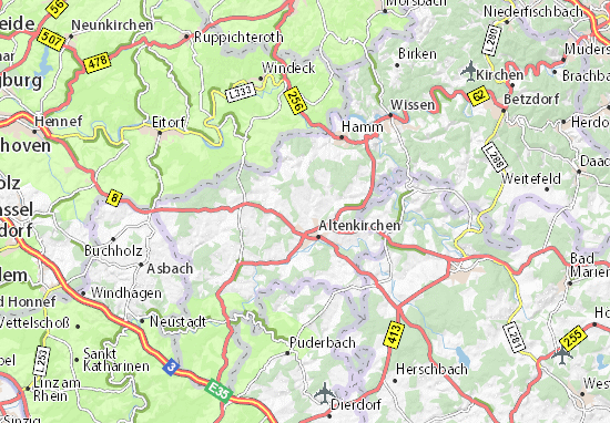 Kaart Plattegrond Kettenhausen