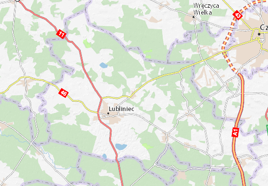 Kaart Plattegrond Kochanowice