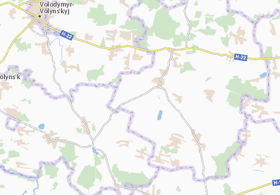 Karte Stadtplan Dorohynychi