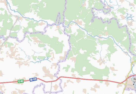 Kaart Plattegrond Storozhiv