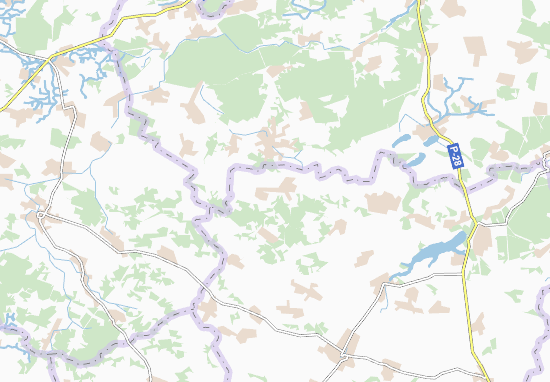Kaart Plattegrond Kraivshchyna