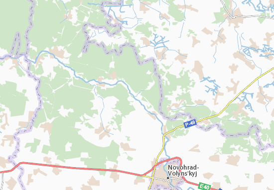Mala Tsvilya Map