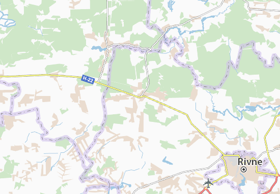 Karte Stadtplan Klevan&#x27;