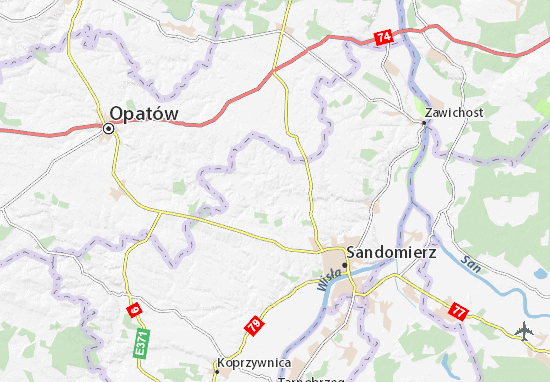 Kaart Plattegrond Wilczyce
