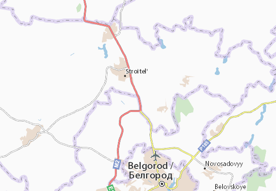 Kaart Plattegrond Zhdanovo