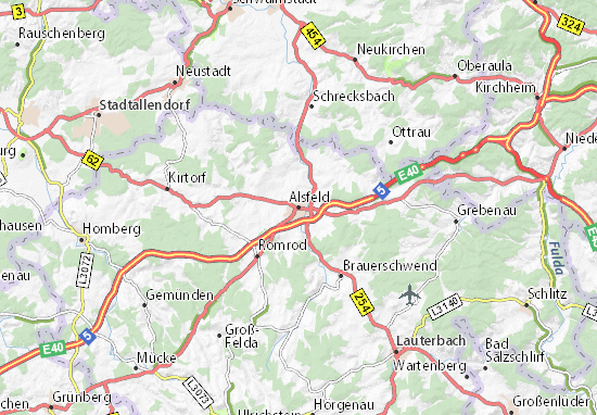Alsfeld Map