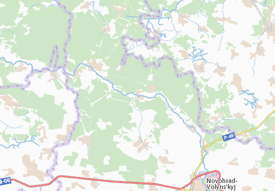 Mapa Kurchytsya