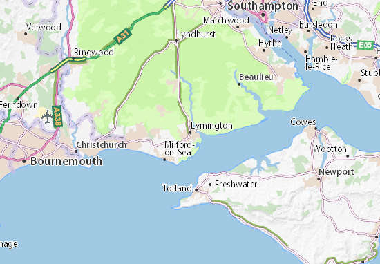 Lymington Map