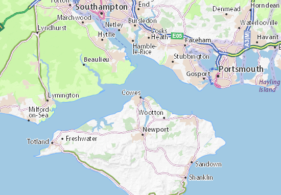Cowes Map